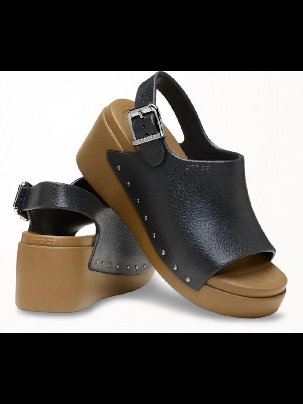 Crocs Dylan Studded Platform Slide Size 10